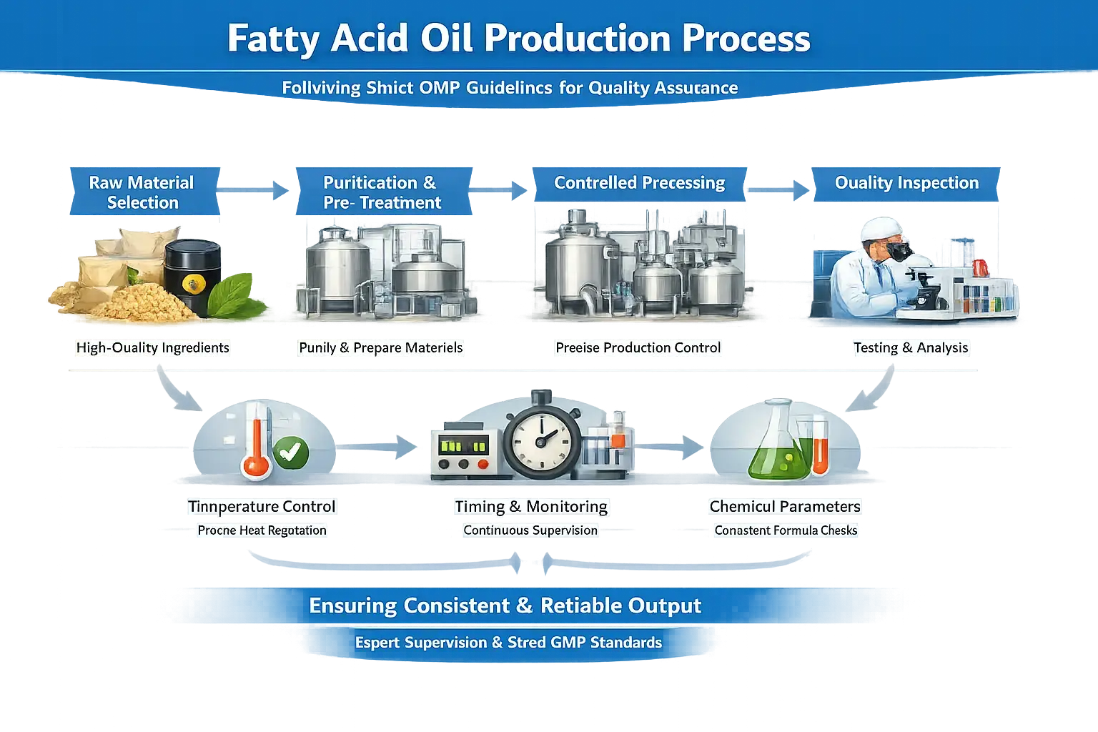 fatty acid oil Process fatty acid oil Process