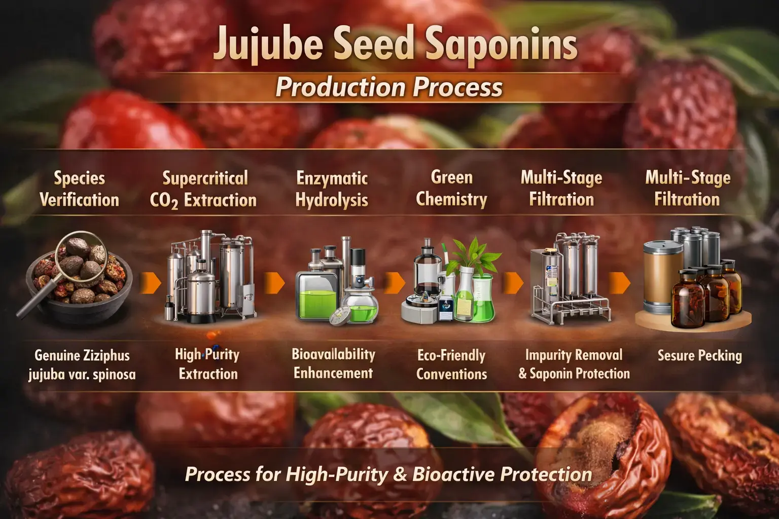 Jujube Seed Saponins Process